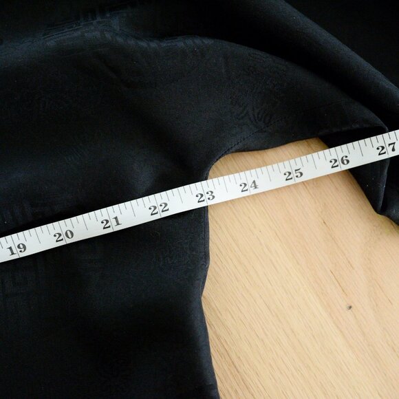 Shanghai Tang Black Silk Jacquard - Picture 7 of 9